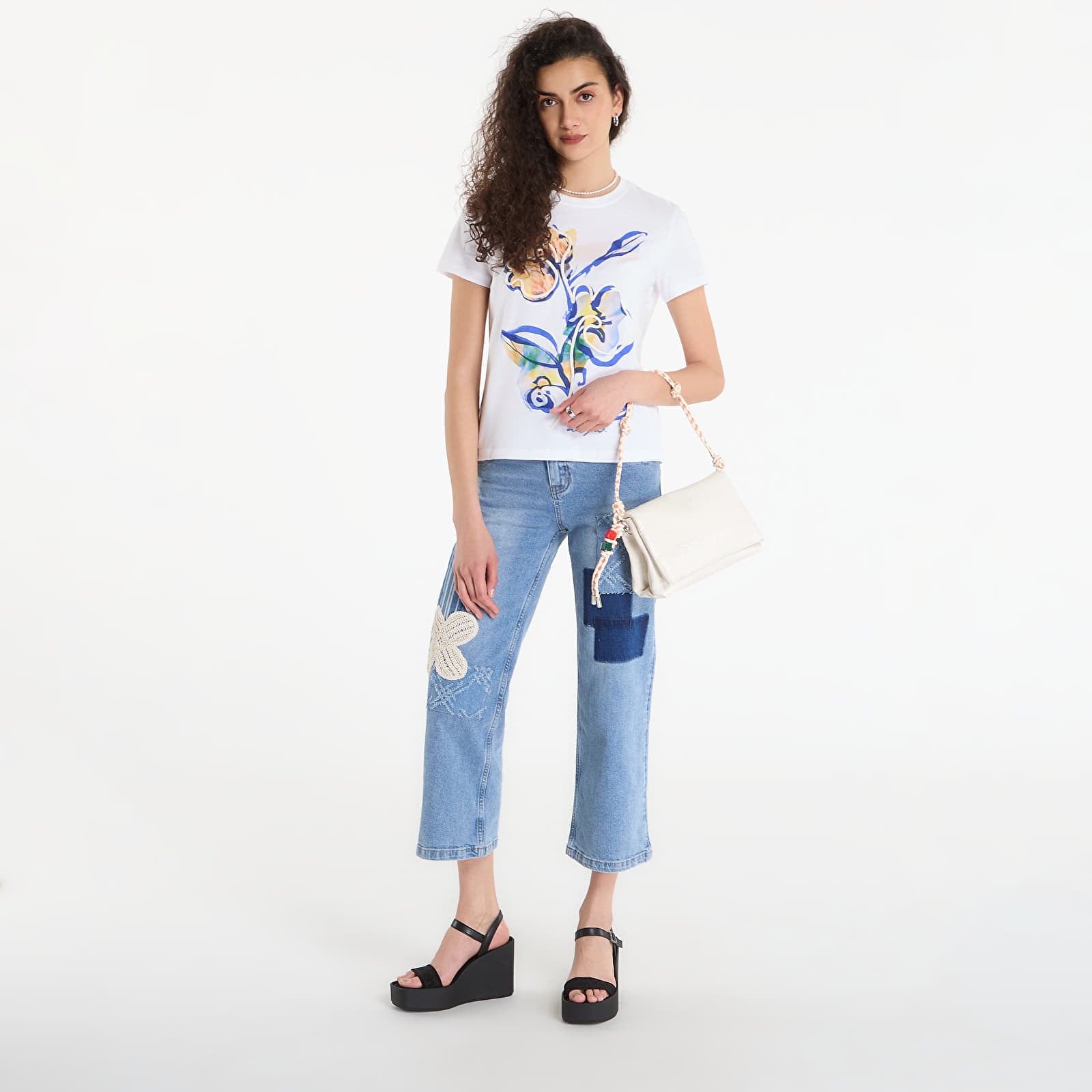 Tričká Desigual Ts Zurich T-Shirt White