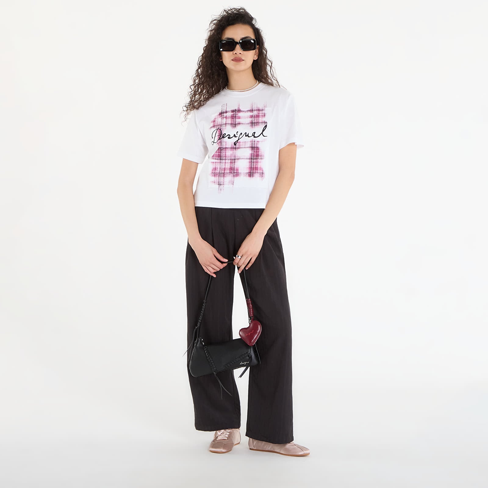 Pantaloni Desigual Pant Merli Pants Black