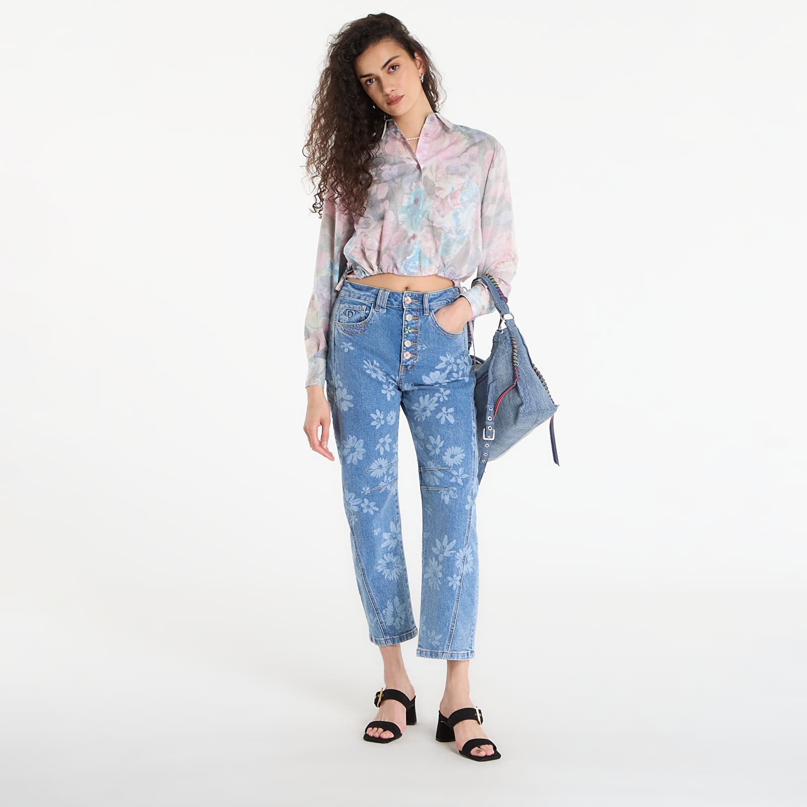 Τζιν Desigual Denim Maggi Denim Pants Blue