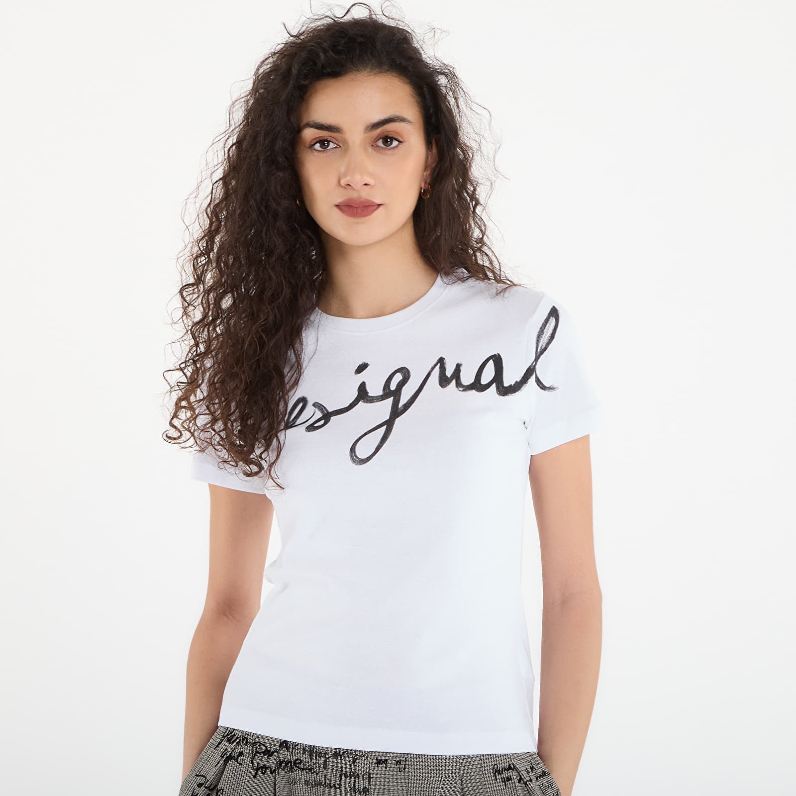 Tričká Desigual Ts Florencia T-Shirt White