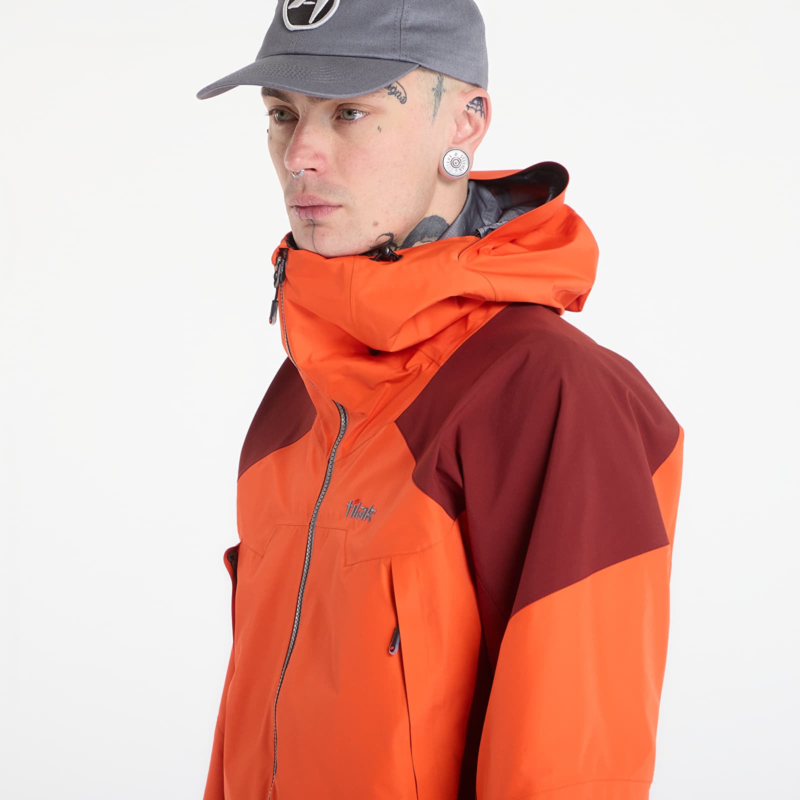 Vindjakker til mænd Tilak Raptor Red/ Fired brick