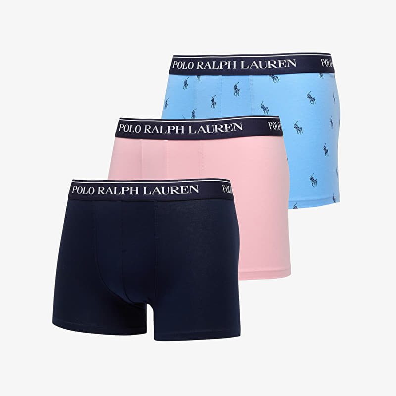 Boksačice Ralph Lauren Classic Trunk 3-Pack Multicolor