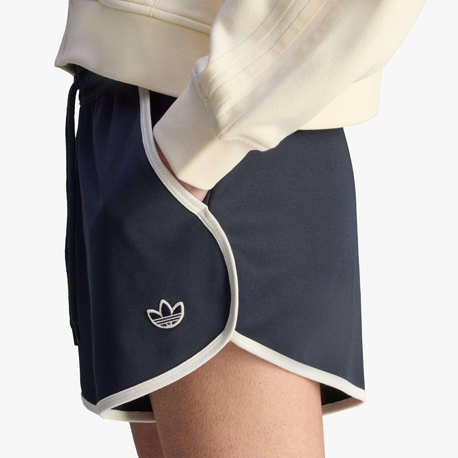 Дамски шорти adidas x Sporty & Rich Short Blue/ Night Navy
