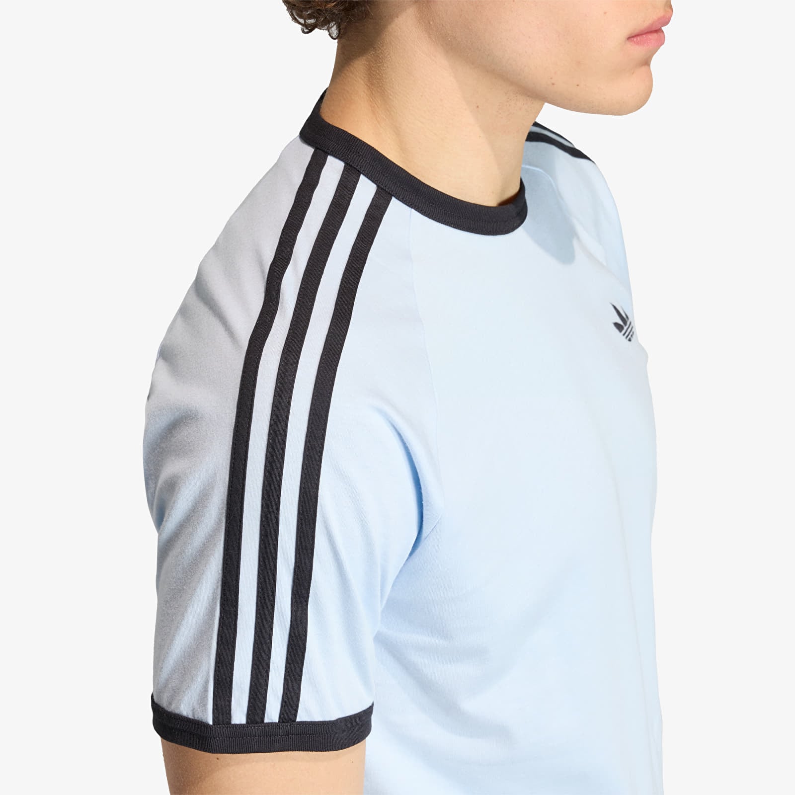 Miesten T-paidat adidas 3-Stripes T-Shirt Crystal Sky