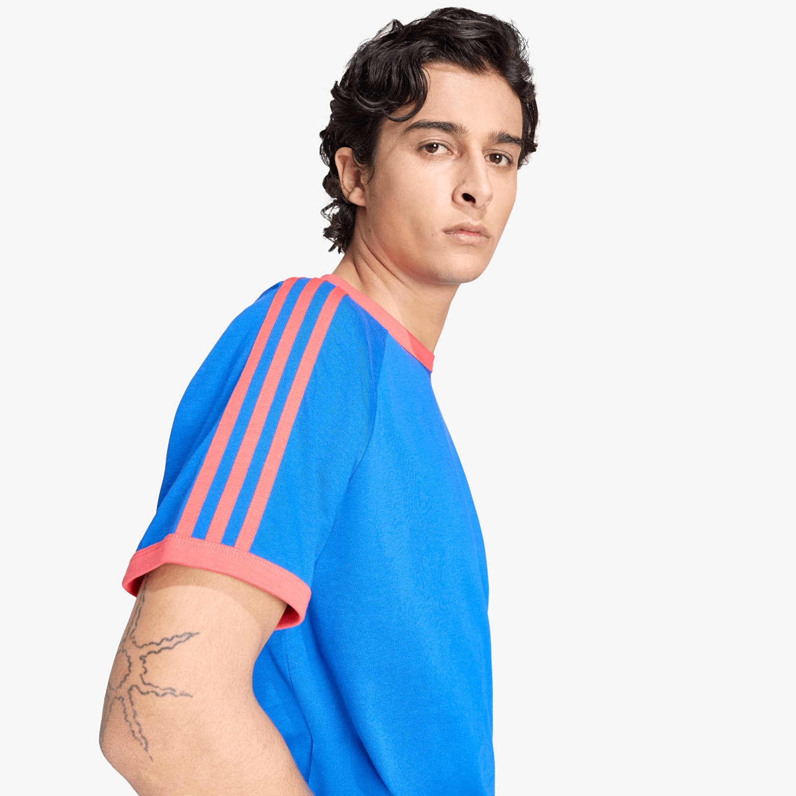T-paidat adidas 3-Stripes T-Shirt Blue
