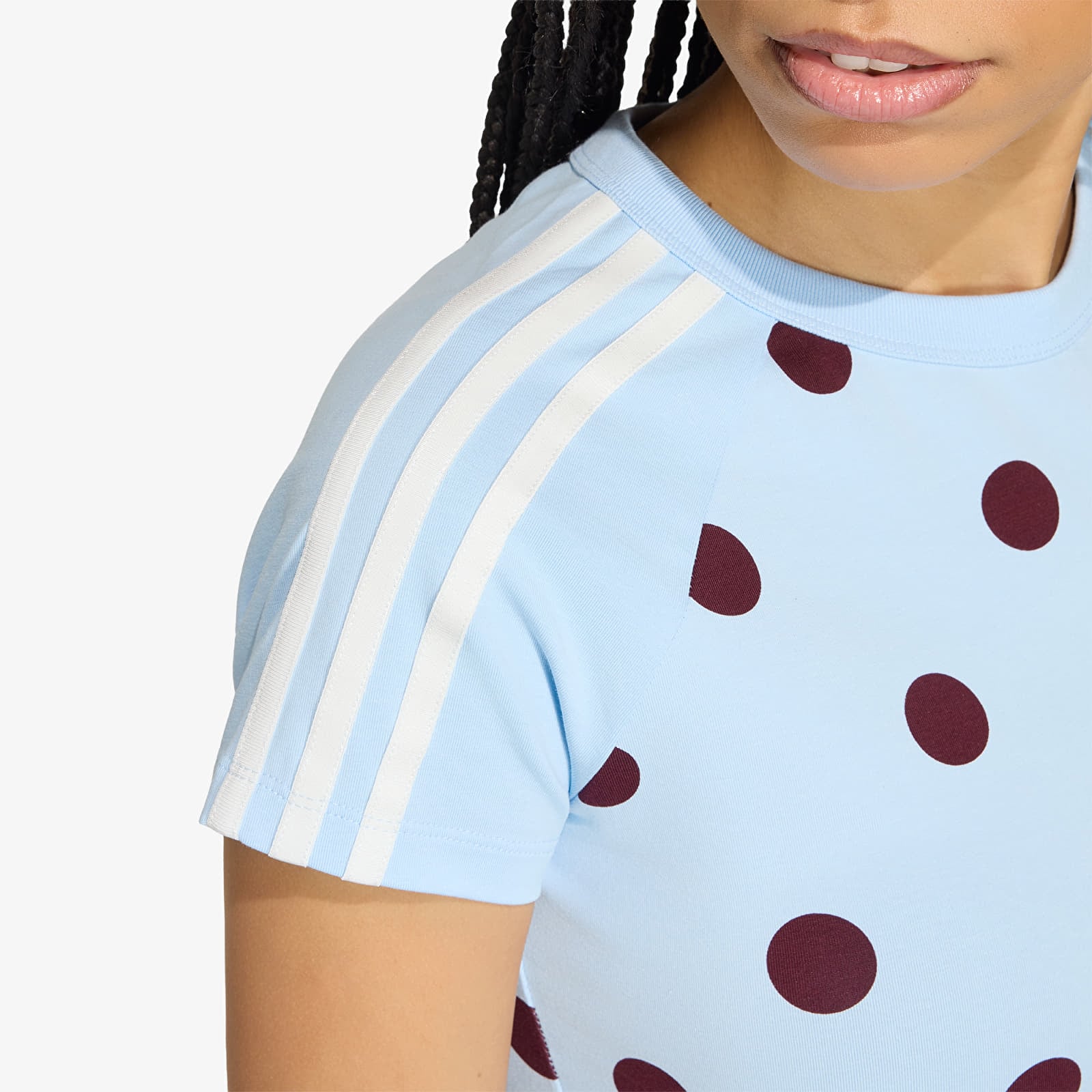 T-Shirts adidas Slim Fit Cali T-Shirt Clear Sky