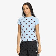 adidas Slim Fit Cali T-Shirt Clear Sky