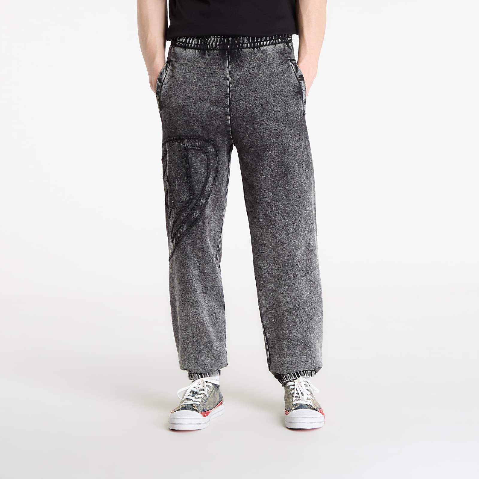 Панталони Diesel P-Marky-Den Trousers Black/ Violet L