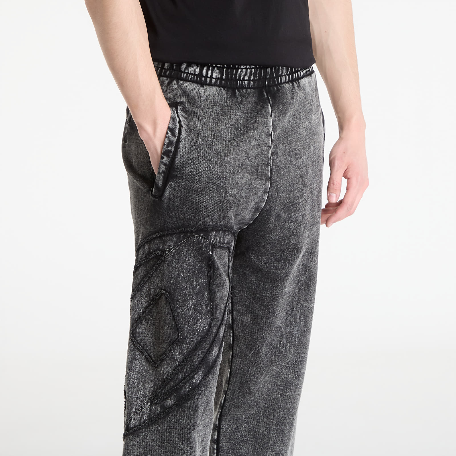 Men's trousers Diesel P-Marky-Den Trousers Black/ Violet