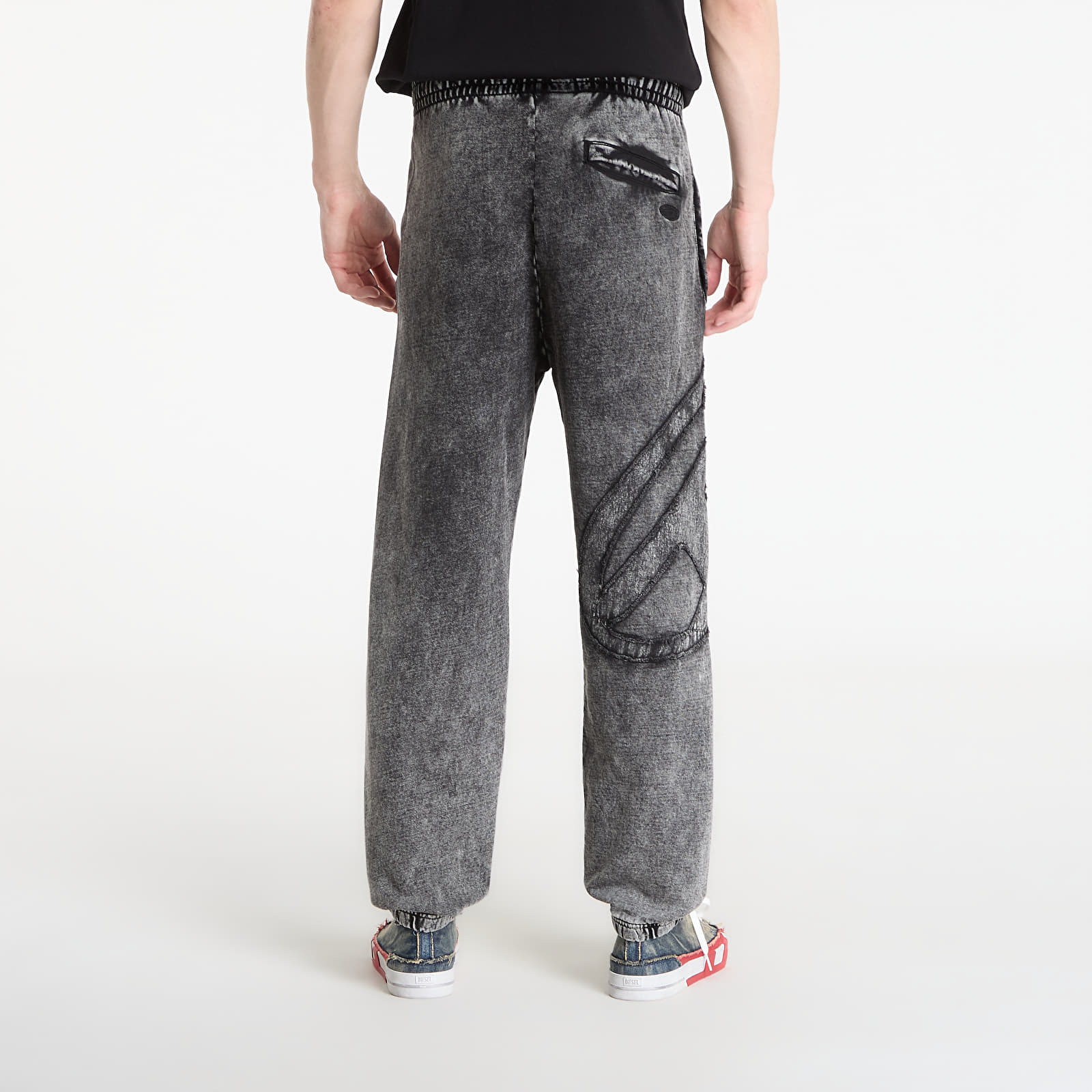 Men's trousers Diesel P-Marky-Den Trousers Black/ Violet