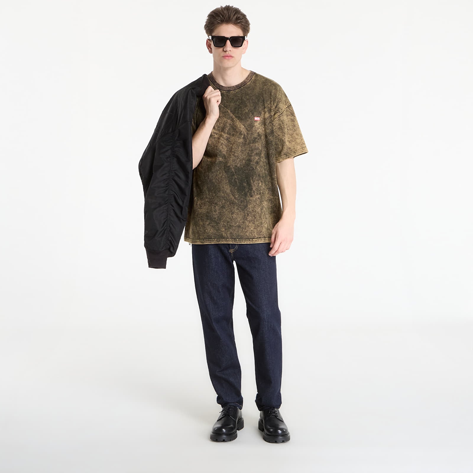 Magliette da uomo Diesel T-Boxt-T4 T-Shirt Military Green