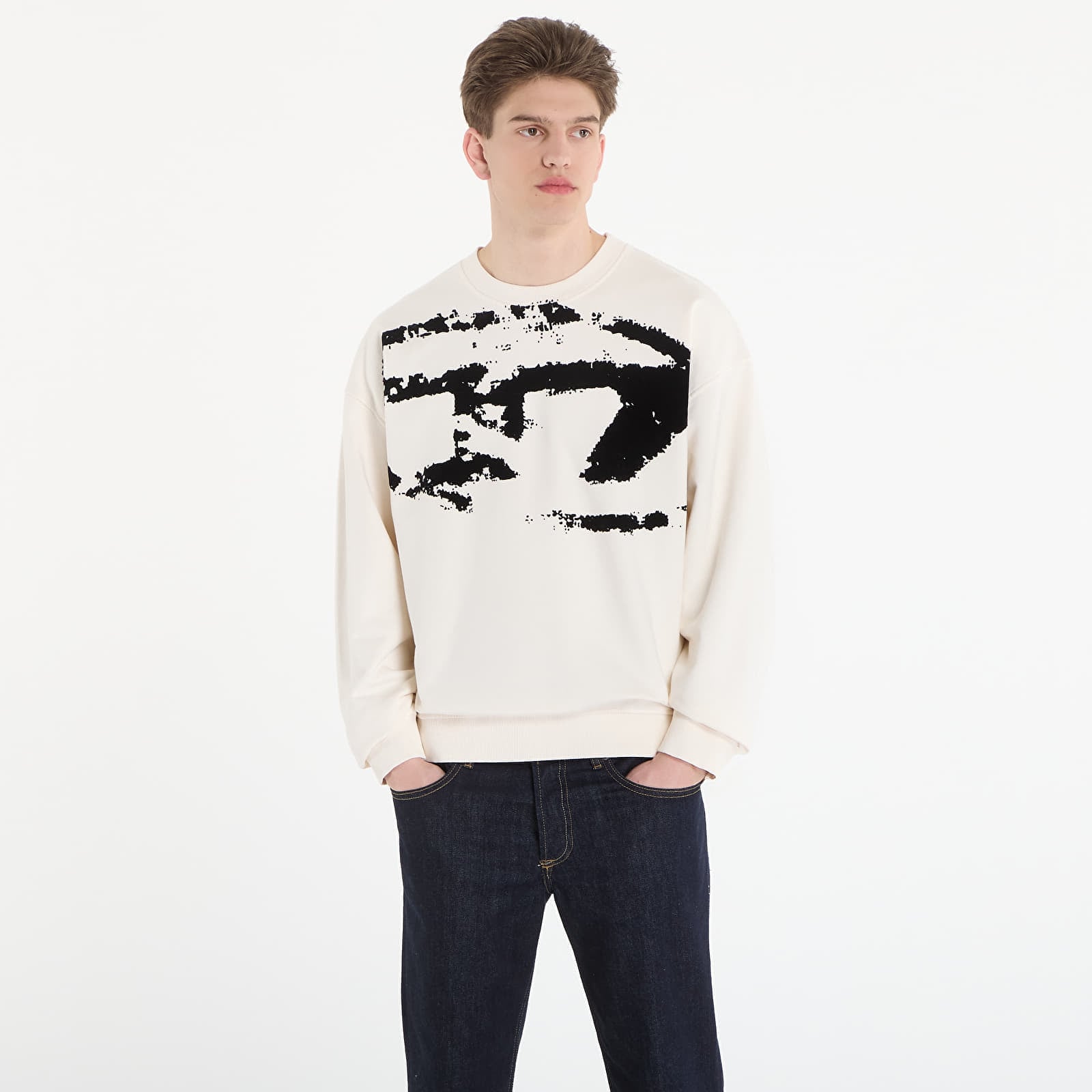 Суитшърт Diesel S-Boxt-N5 Sweatshirt White XL
