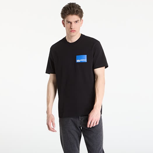 T-Shirt Karl Lagerfeld Jeans Reg Ss Box Logo Tee Black