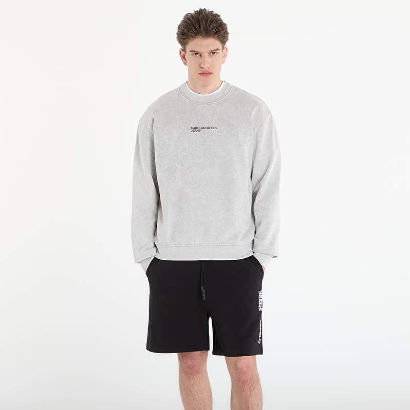 Kampsun Karl Lagerfeld Jeans Reg Washed Sweat Micro Chip
