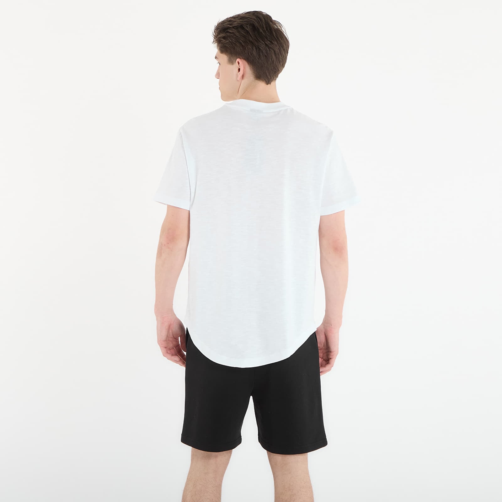 T-särgid Karl Lagerfeld Jeans Reg Curved Hem Slub Tee White