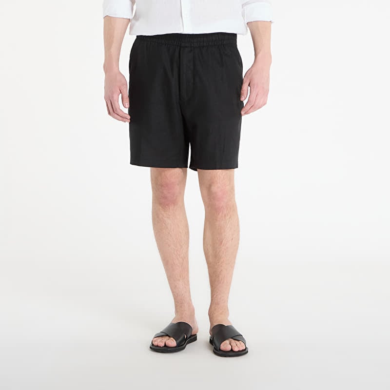 Short Calvin Klein Straight Linen 7" Pull On Short Black