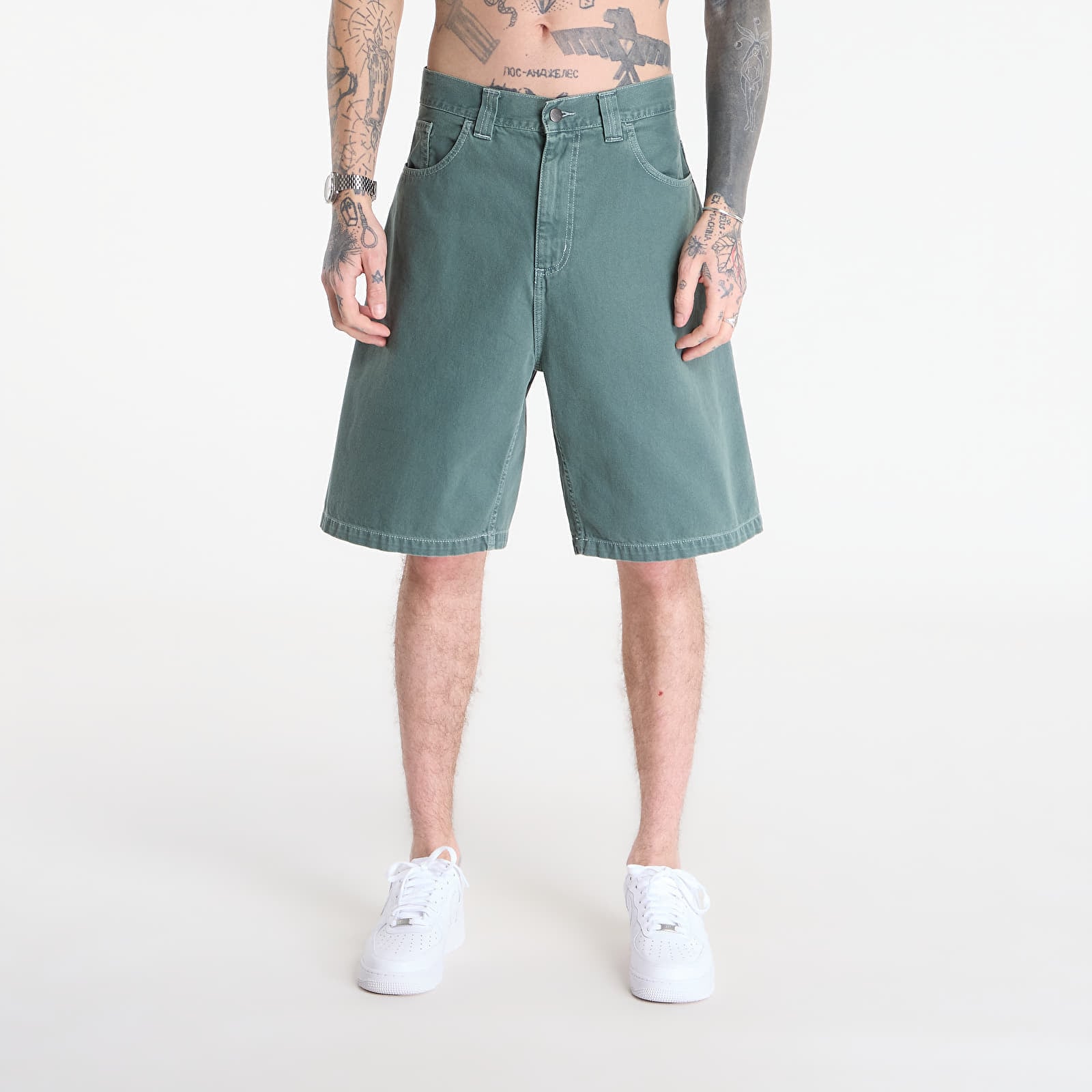 Σορτς Carhartt WIP Brandon Short UNISEX Velvet Green S