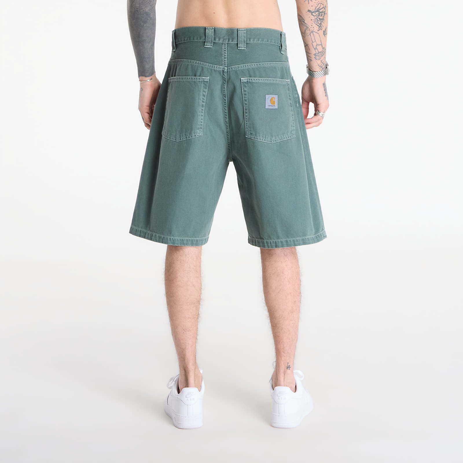 Meeste lühikesed püksid Carhartt WIP Brandon Short Velvet Green
