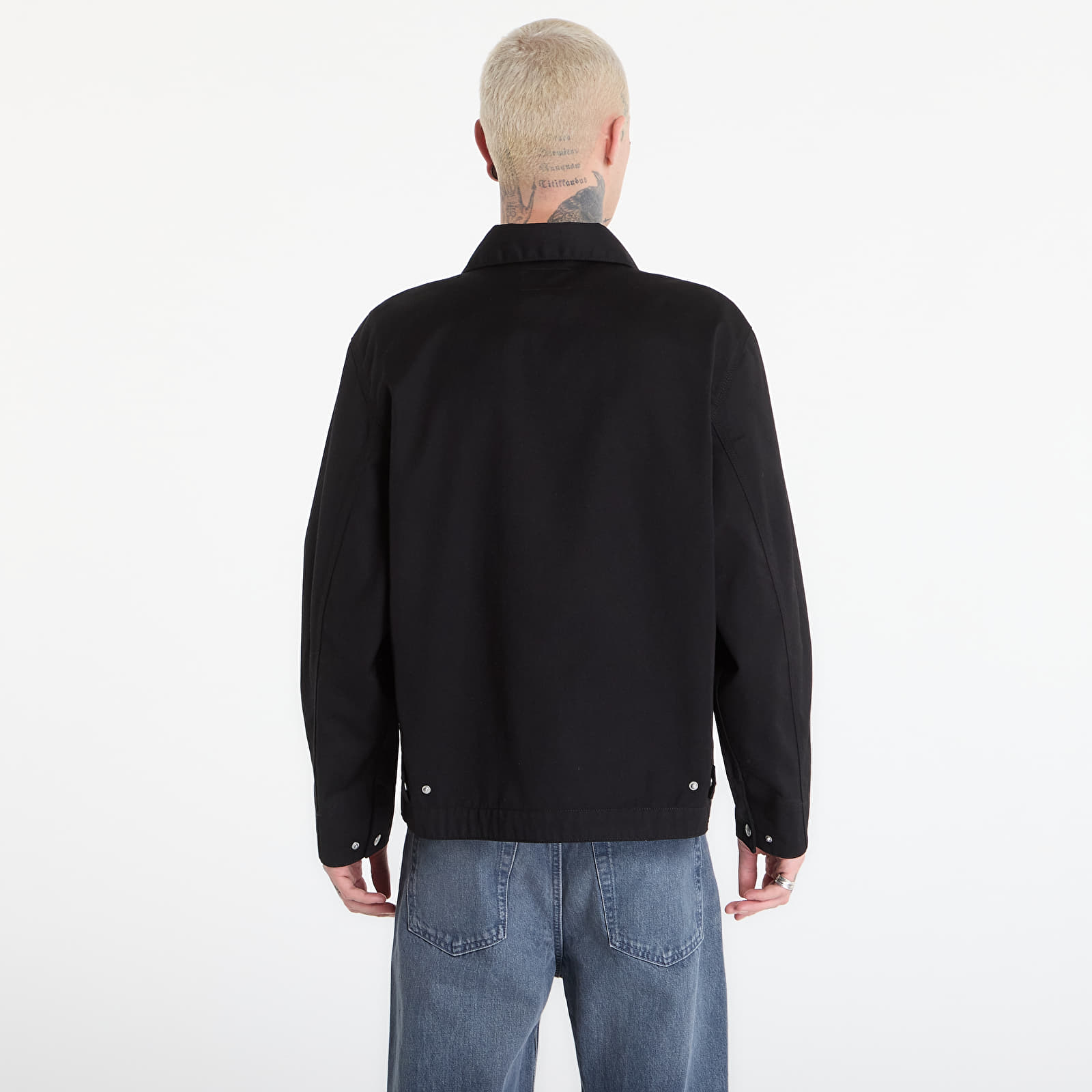 Kavajer för män Carhartt WIP Module Script Jacket UNISEX Black/ White