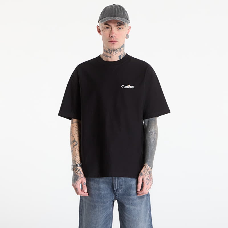 Tričko Carhartt WIP S/S WIP Label T-Shirt UNISEX Black