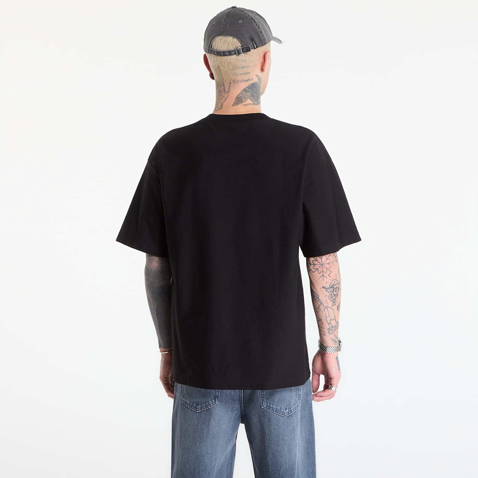 T-shirts för män Carhartt WIP S/S WIP Label T-Shirt UNISEX Black