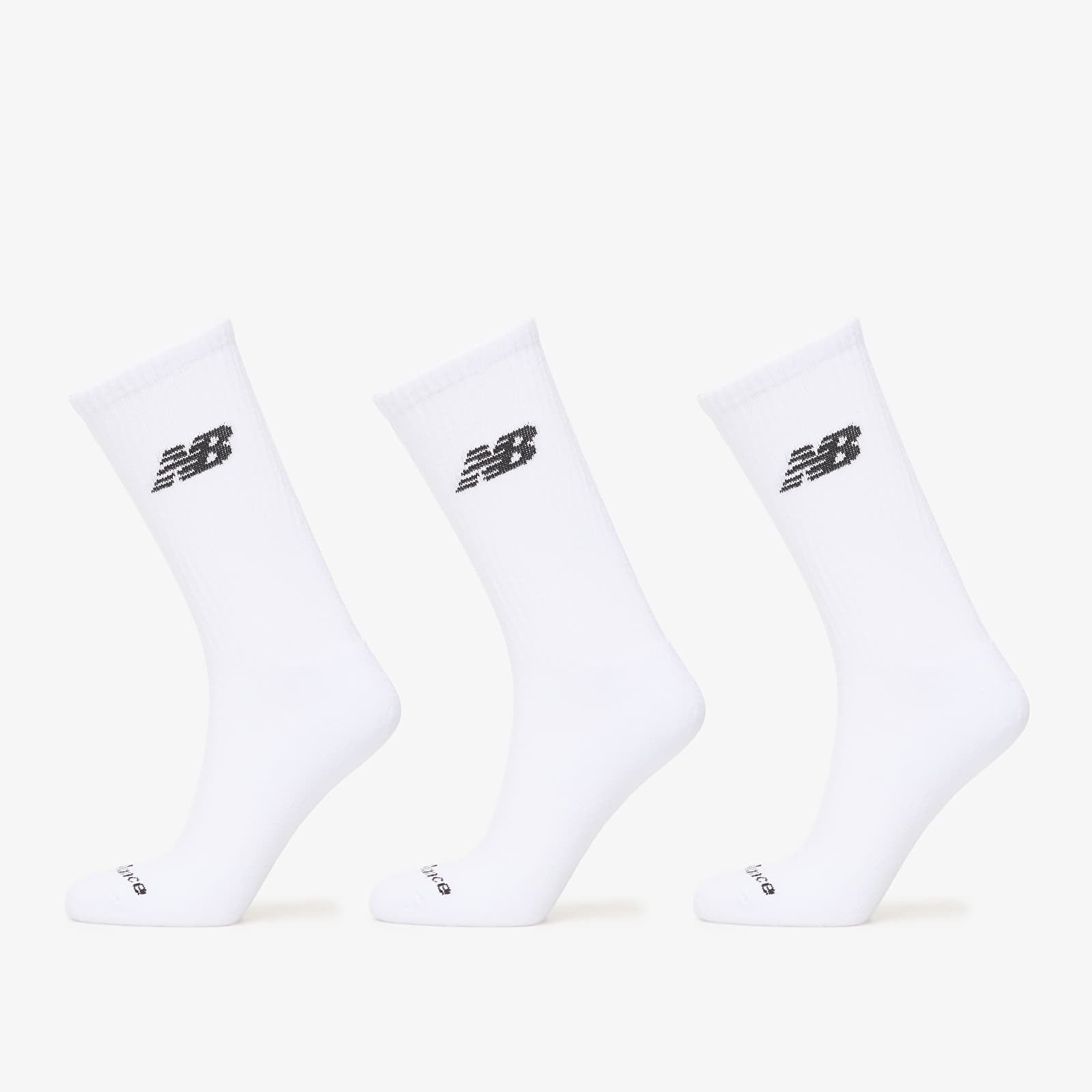 New Balance Everyday Crew 3-Pack White M