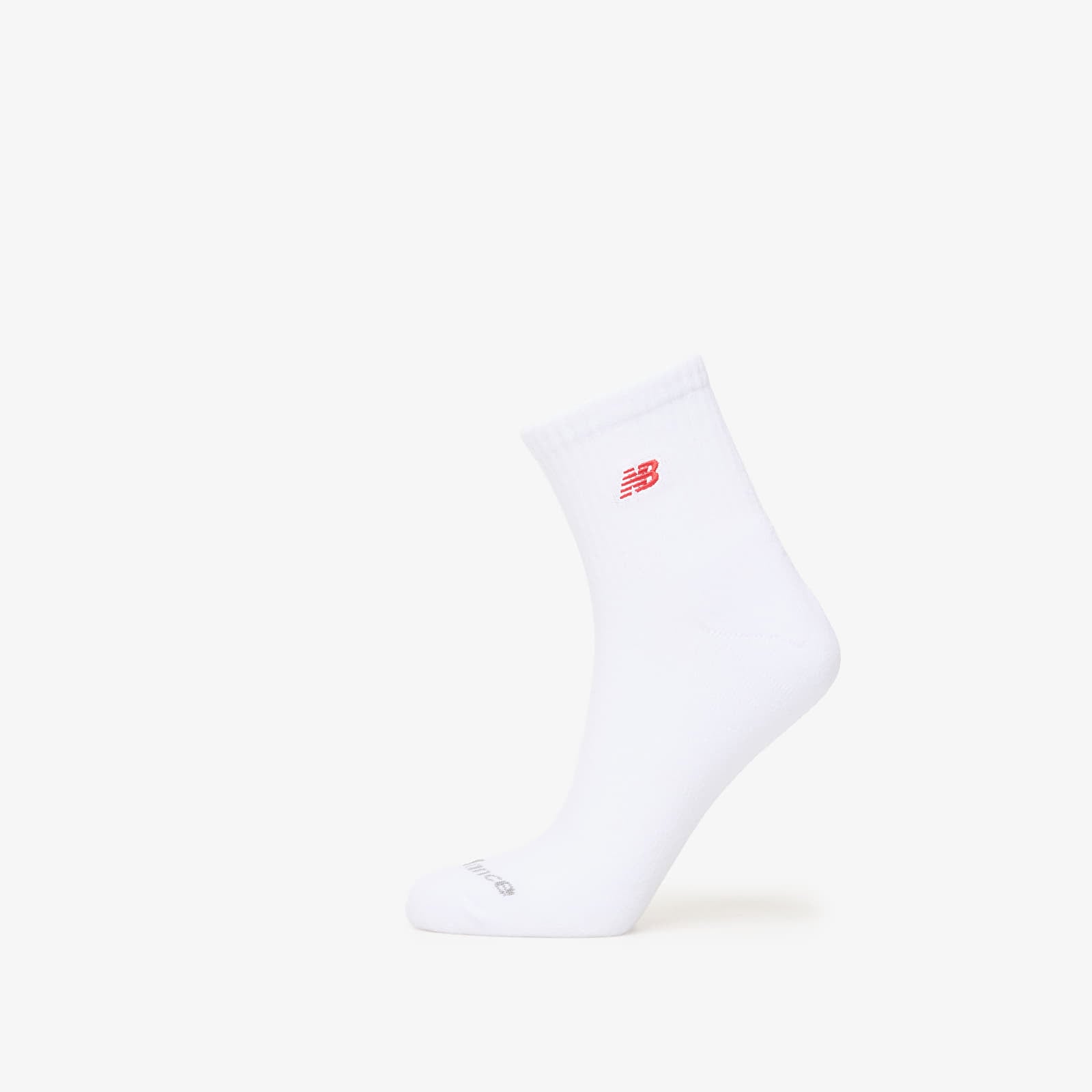 Pánske ponožky New Balance Red Patch Logo Ankle 3-Pack White