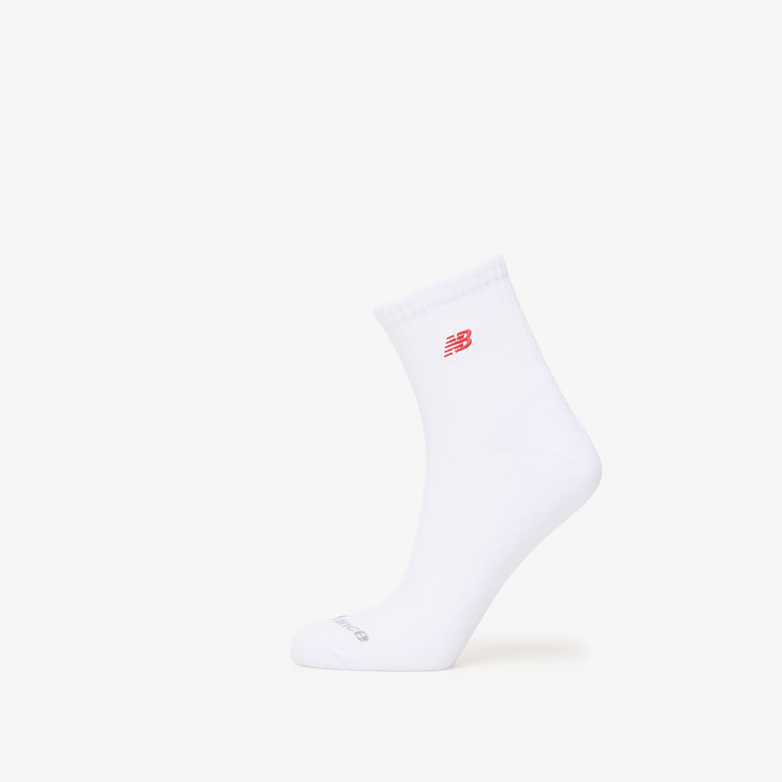 Pánske ponožky New Balance Red Patch Logo Ankle 3-Pack White