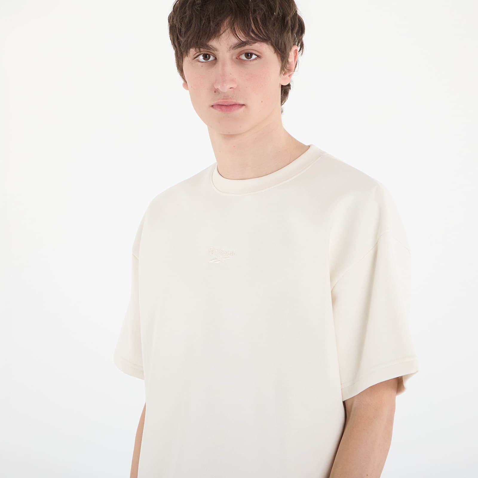 Vyriški marškinėliai Reebok Wardrobe Essentials T-Shirt Vintage Chalk