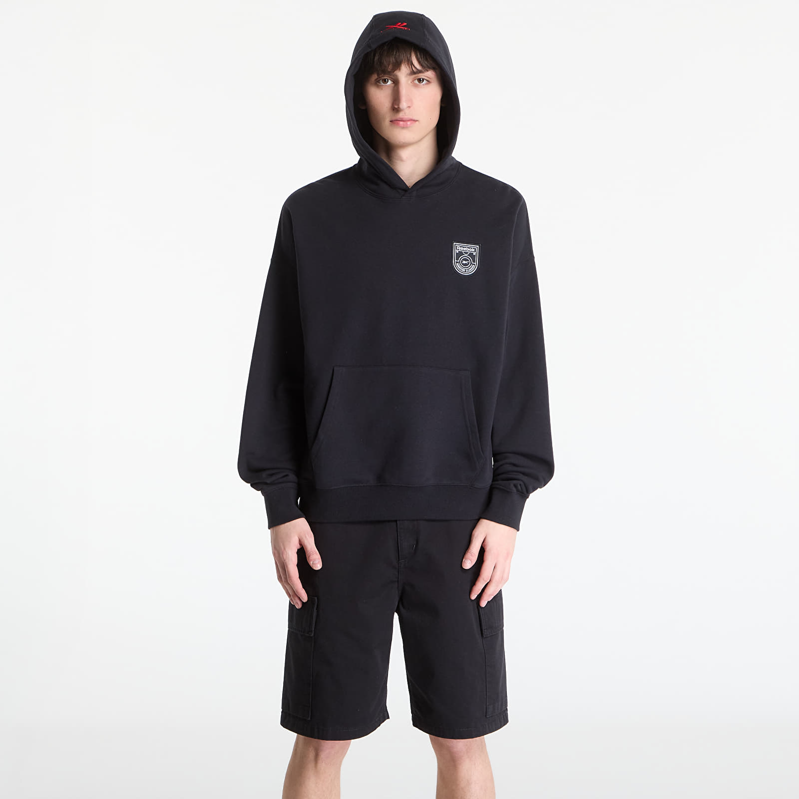 Vīriešu džemperi Reebok Street Sport Hoodie Black