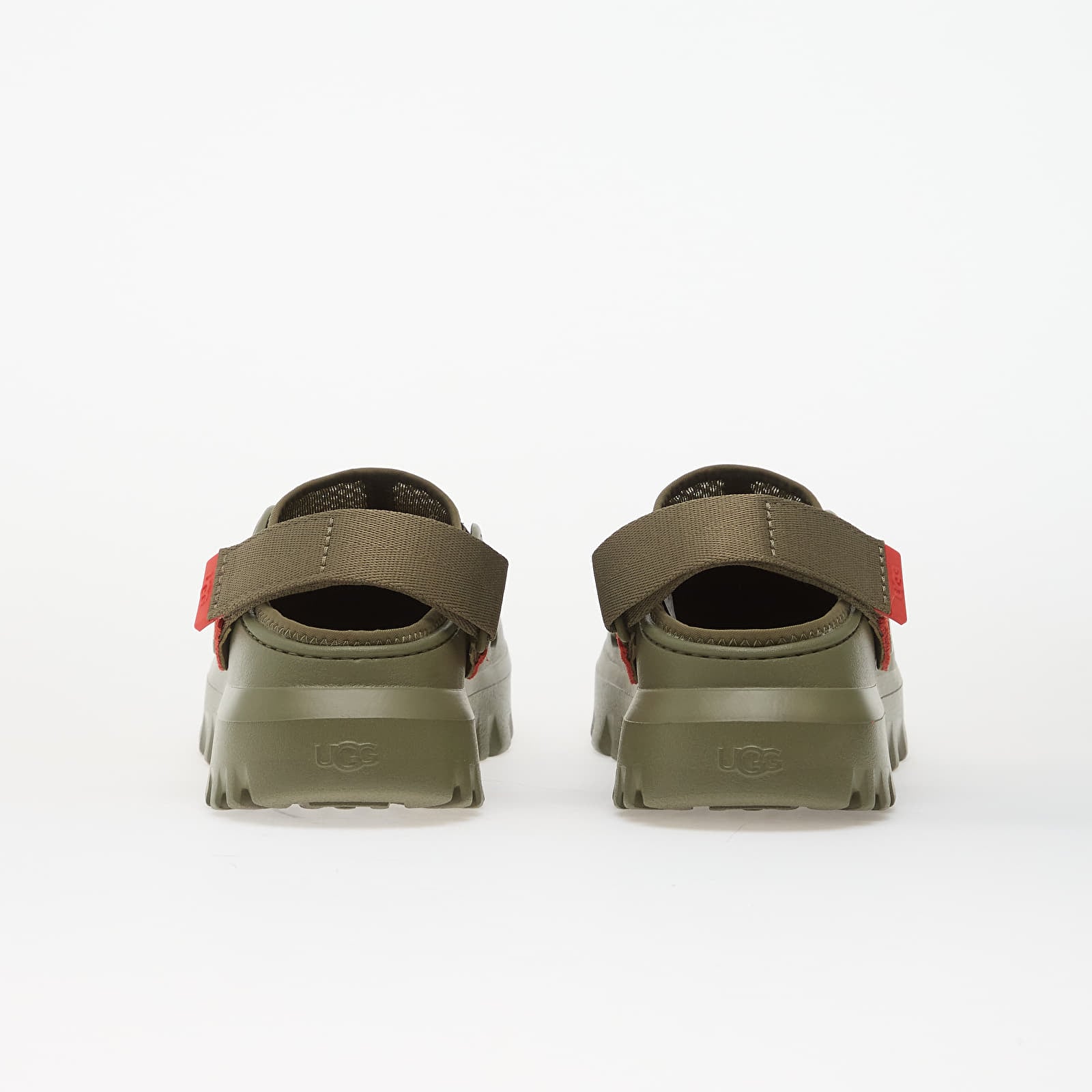 Vīriešu čības un apavi UGG M Peakmod Breathe Burnt Olive/ Red Pepper