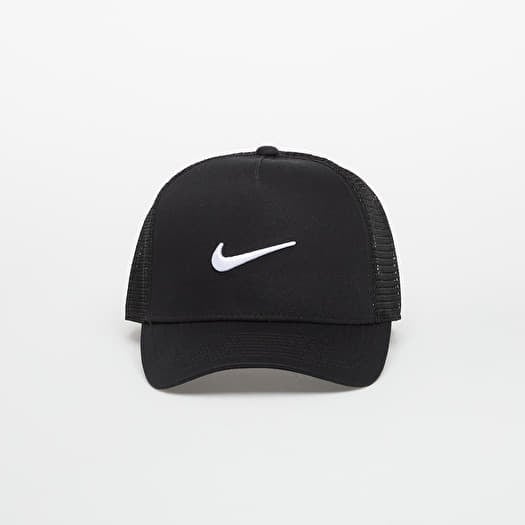 Keps Nike Rise Structured Trucker Cap Black/ Black/ White