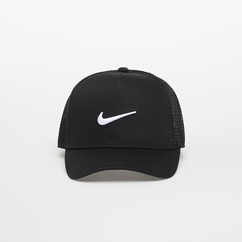 Шапка Nike Rise Structured Trucker Cap Black/ Black/ White