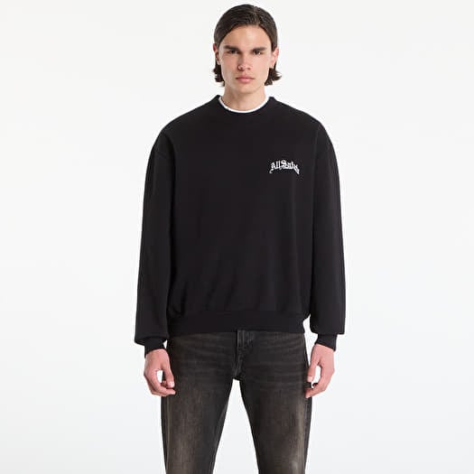 Džemperis AllSaints Descent Sweatshirt Washed Black