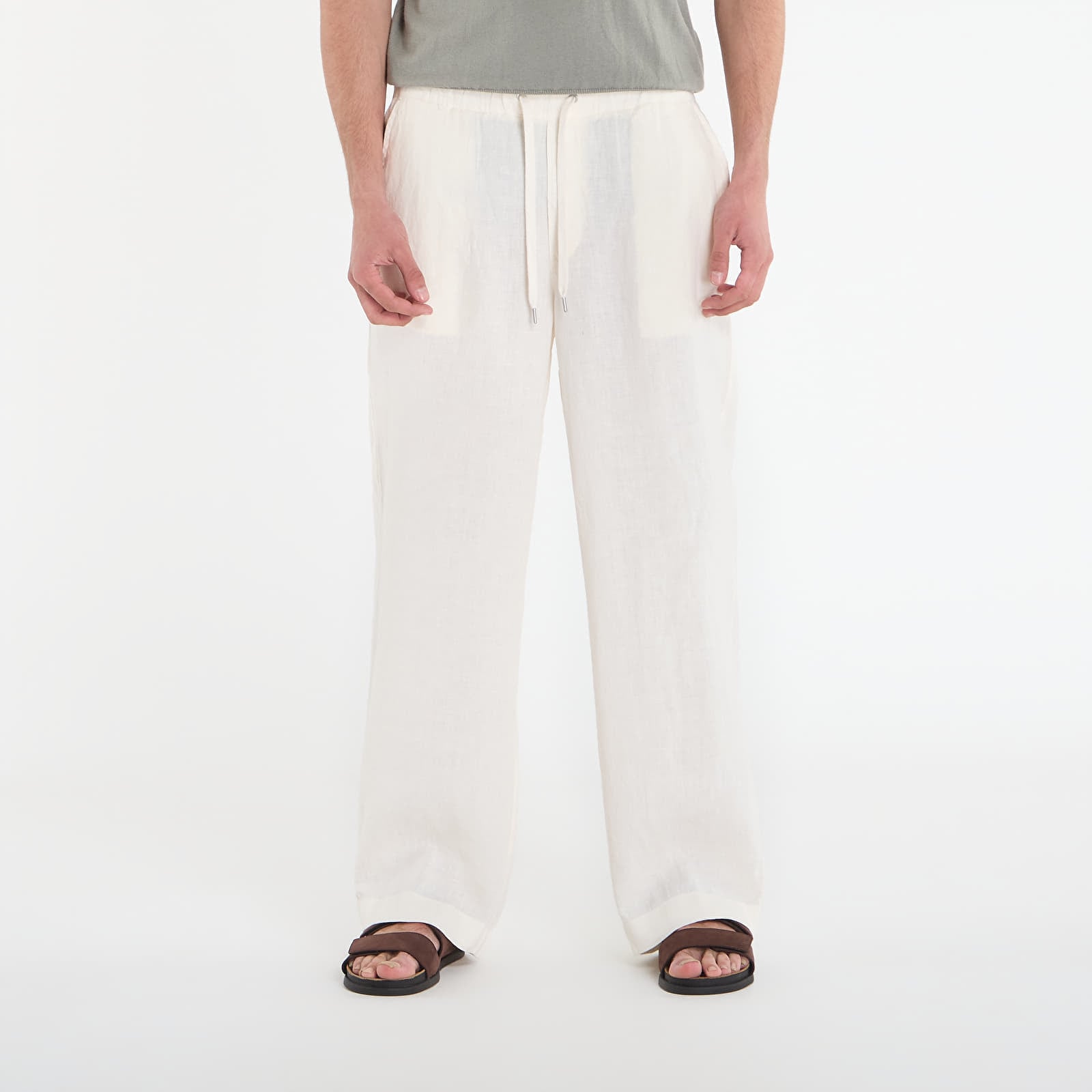 Παντελόνια AllSaints Sharp Trouser Cottage White L