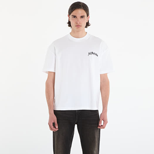 AllSaints Descent Ss Crew T-Shirt Ashen White
