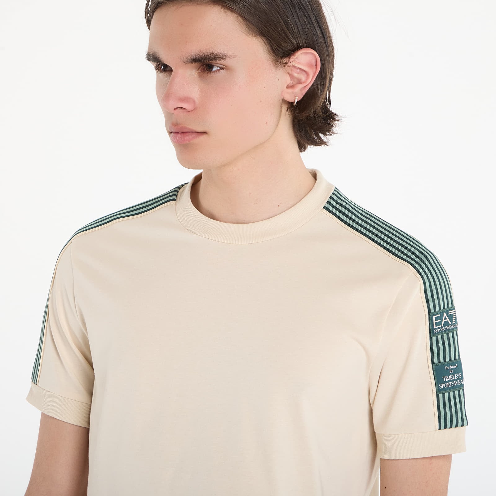 Koszulki EA7 Emporio Armani Train Logo T-Shirt Fog