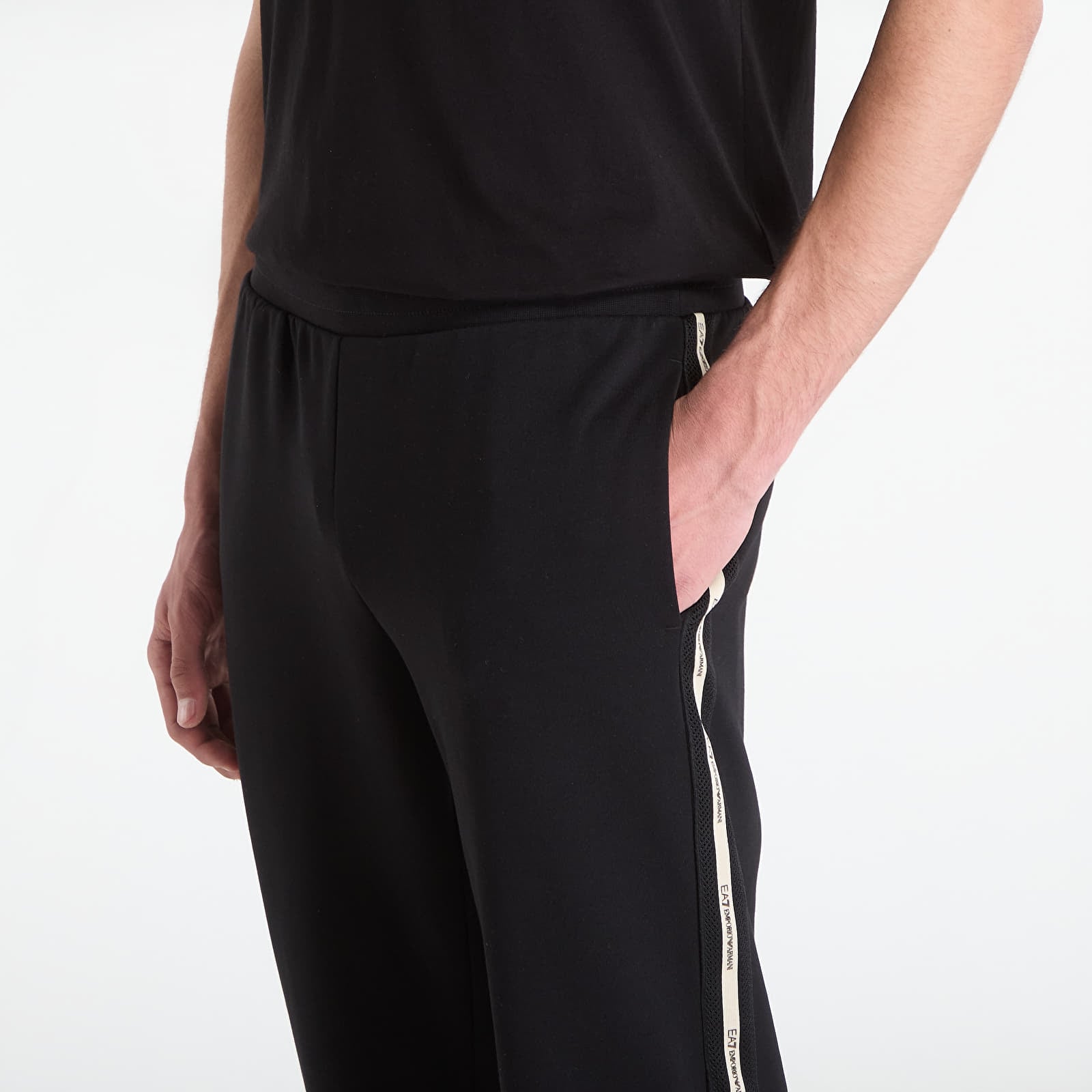 Trenirka hlače  EA7 Emporio Armani Train Logo Trouser Black