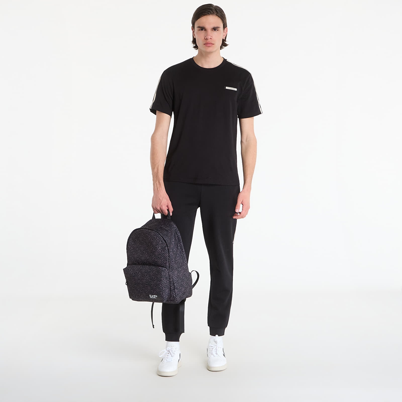 Trenirka hlače  EA7 Emporio Armani Train Logo Trouser Black