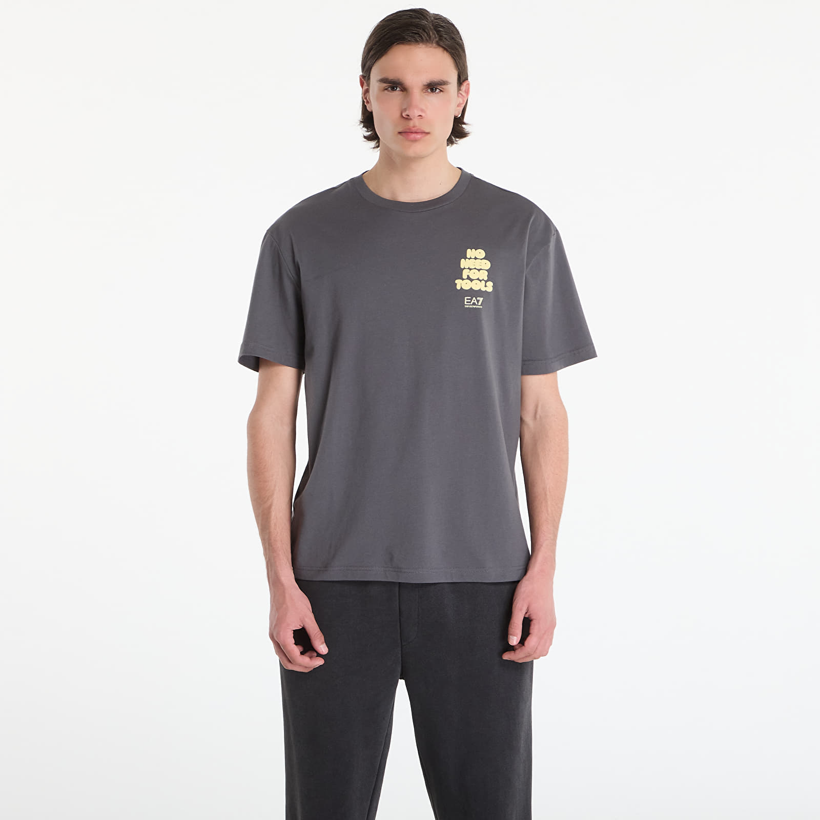 Tričká EA7 Emporio Armani Train Graphic T-Shirt Gray Pinstripe