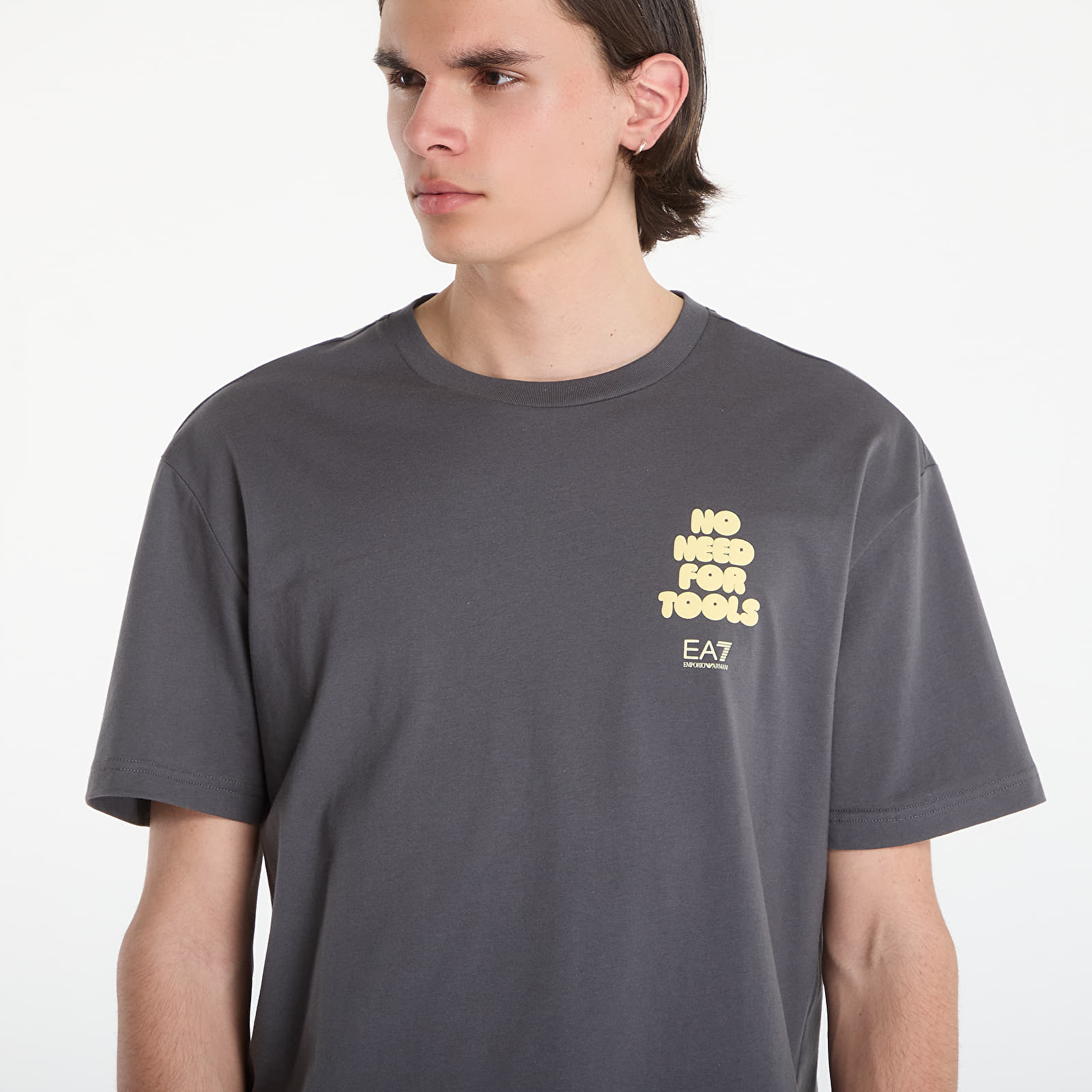 Tričká EA7 Emporio Armani Train Graphic T-Shirt Gray Pinstripe