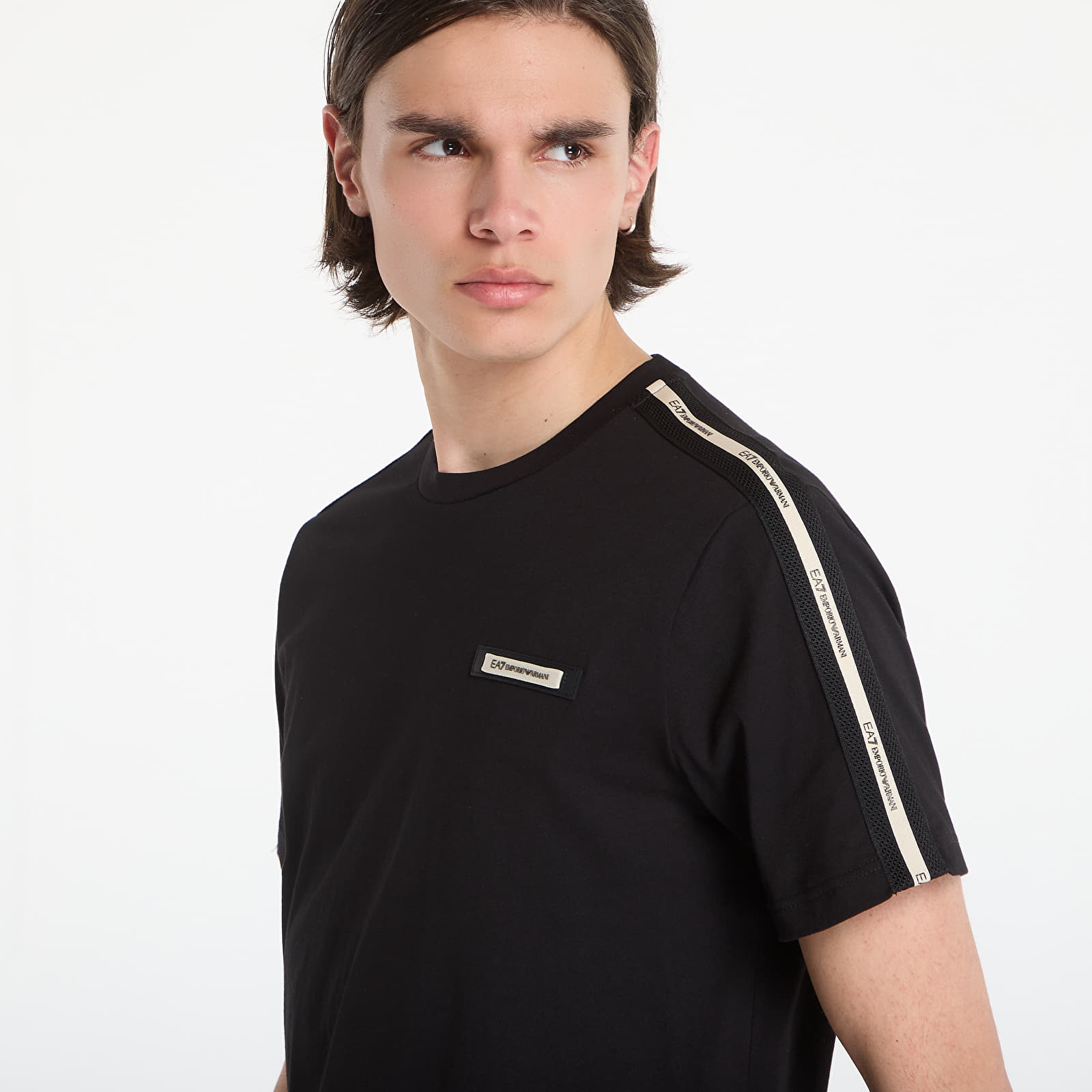 T-skjorter EA7 Emporio Armani Train Logo T-Shirt Black