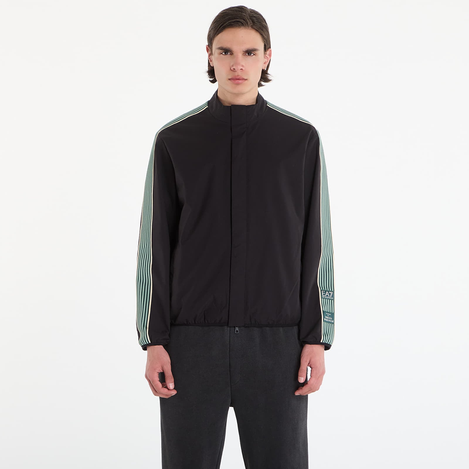 Geci EA7 Emporio Armani Train Logo Blouson Jacket Black