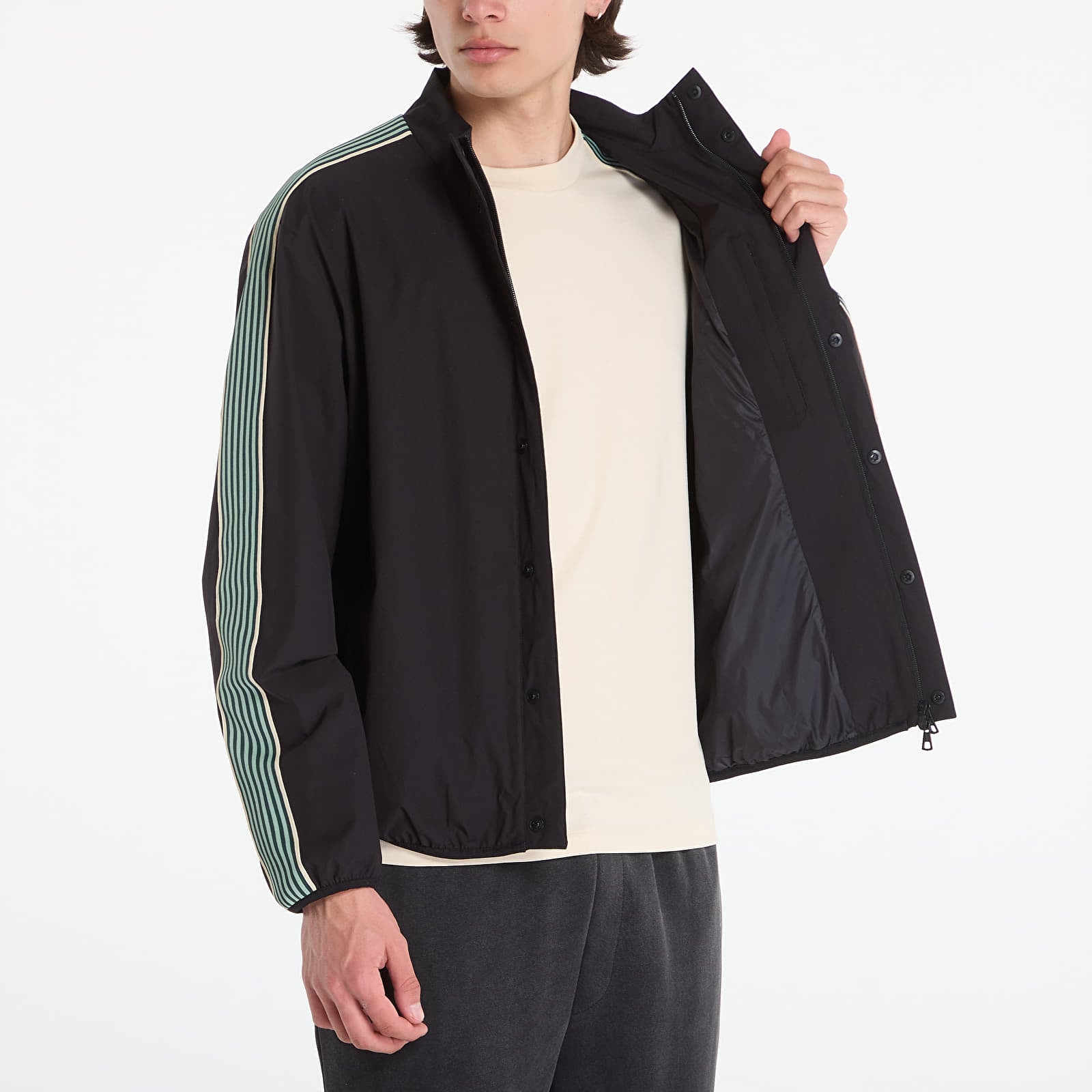 Geci EA7 Emporio Armani Train Logo Blouson Jacket Black