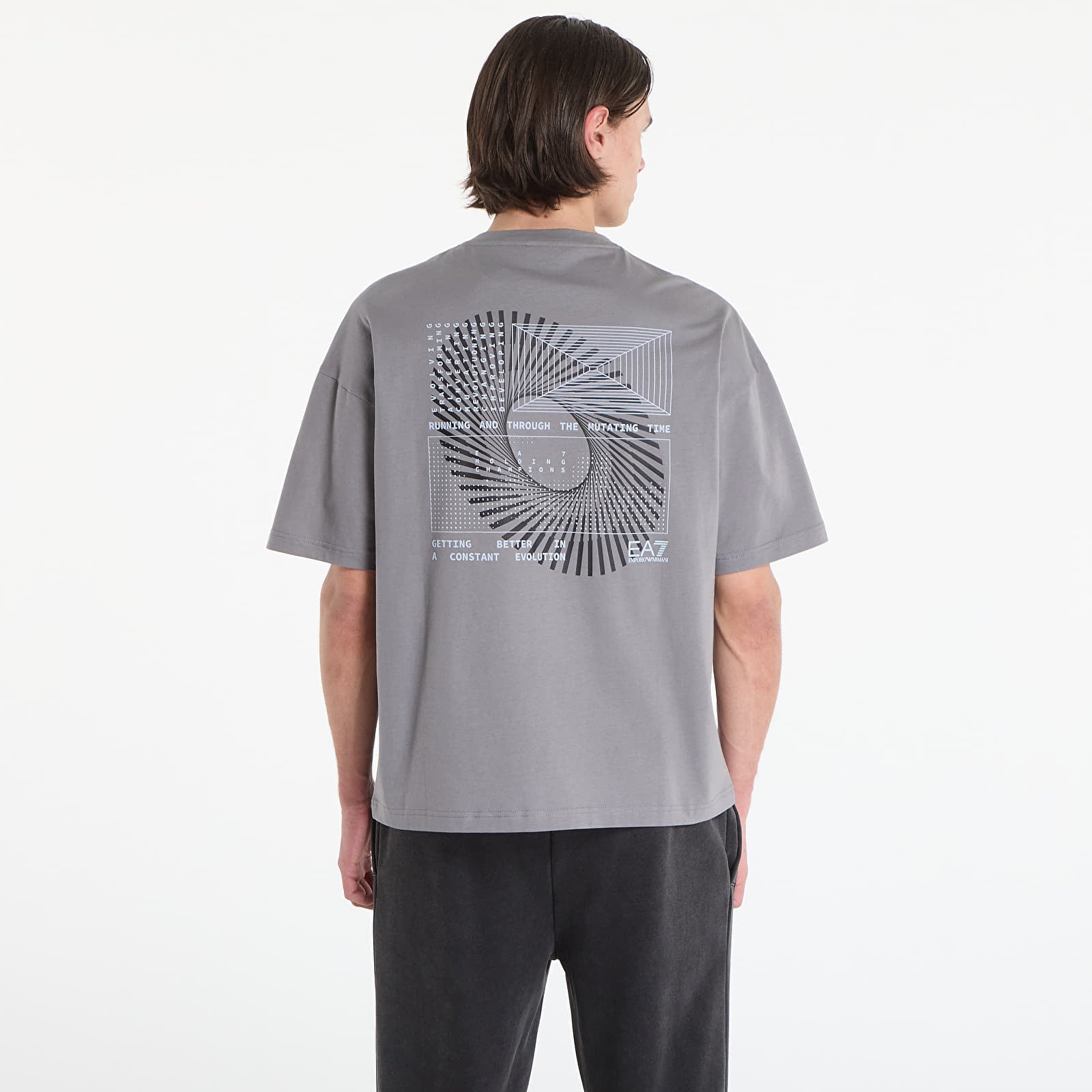Tričká EA7 Emporio Armani Train Graphic T-Shirt Smoked Pearl