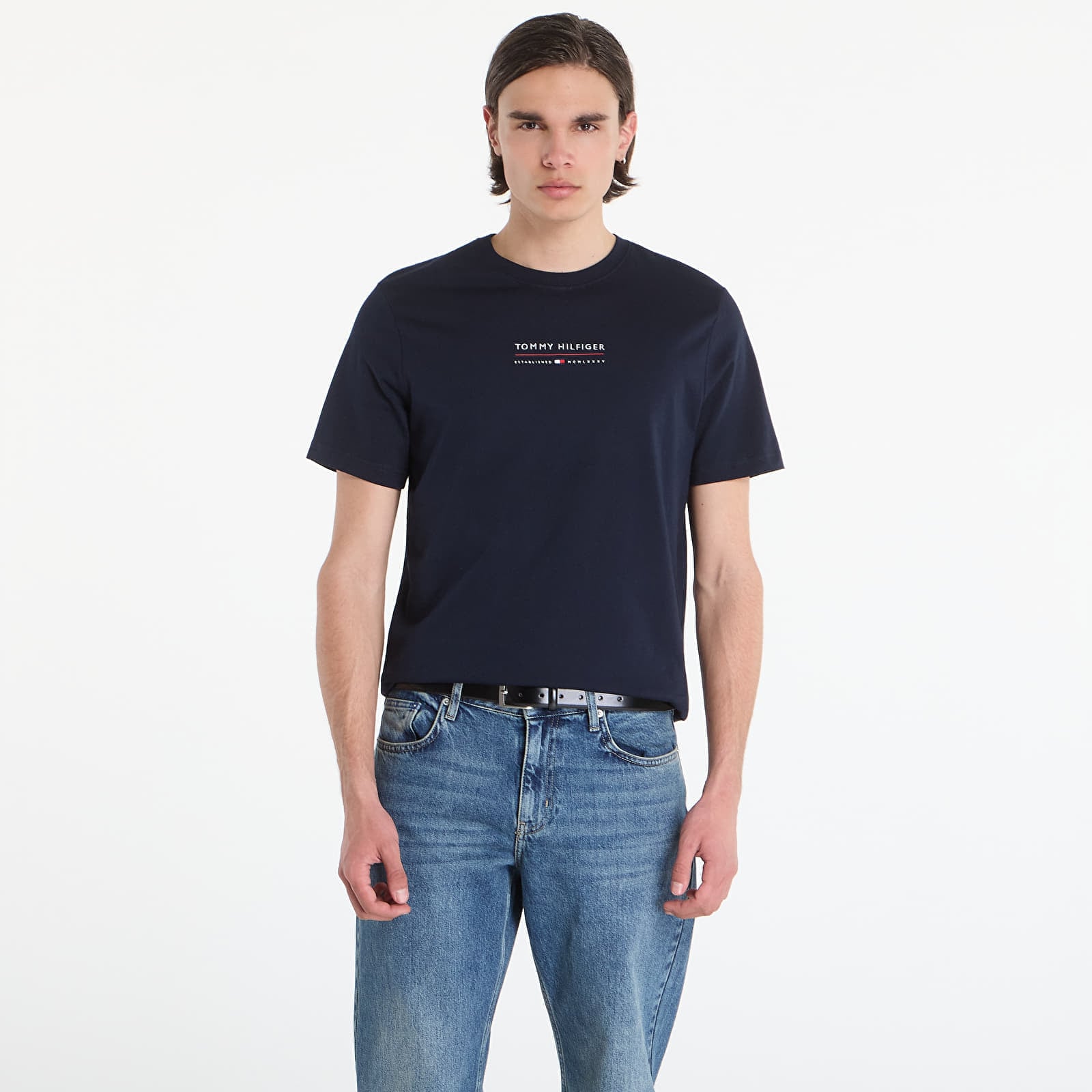 T-shirt Tommy Hilfiger Brand Love Lockup Tee Navy L