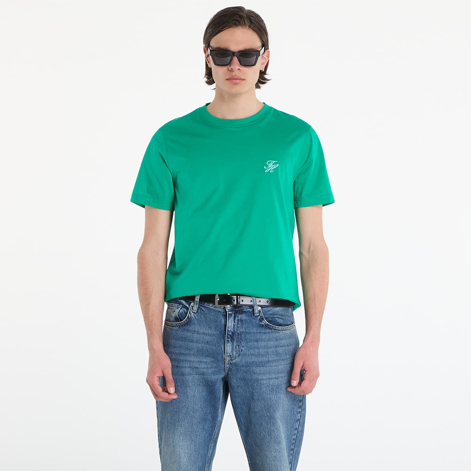 Majice i košulje Tommy Hilfiger Script Monogram Swimshop Tee Jade Wink