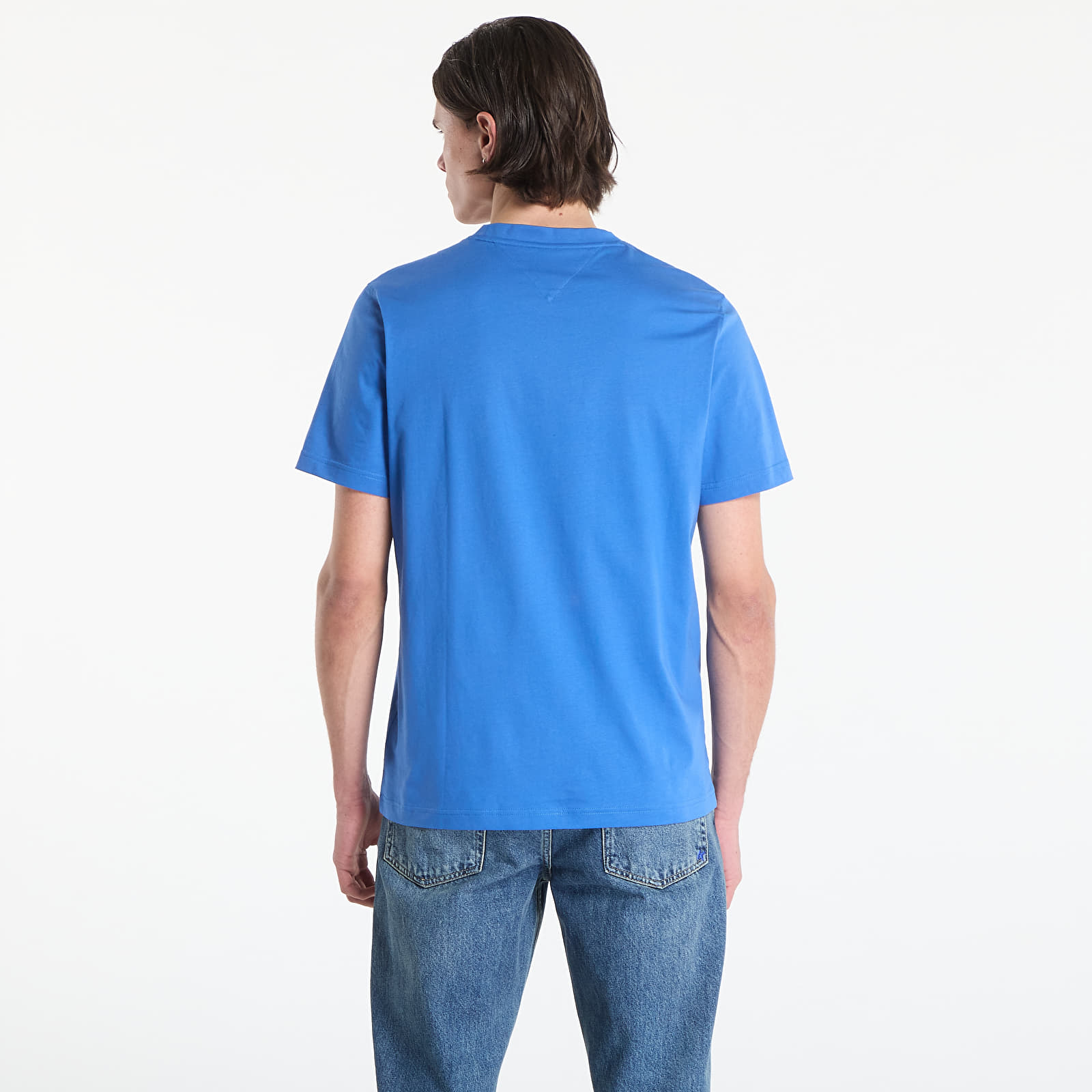 Majice T-shirt Tommy Hilfiger Script Monogram Swimshop Tee Blue Orbit