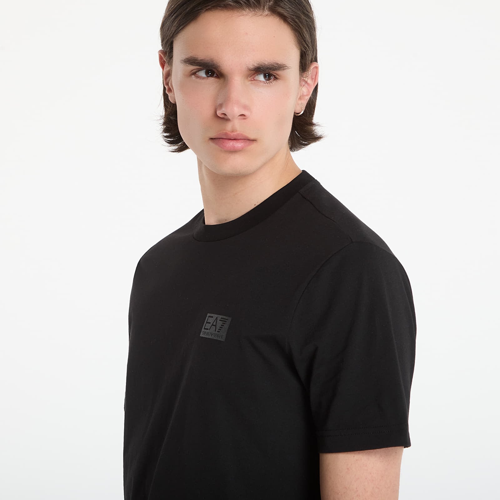 Koszulki EA7 Emporio Armani Train Logo T-Shirt Black Beauty