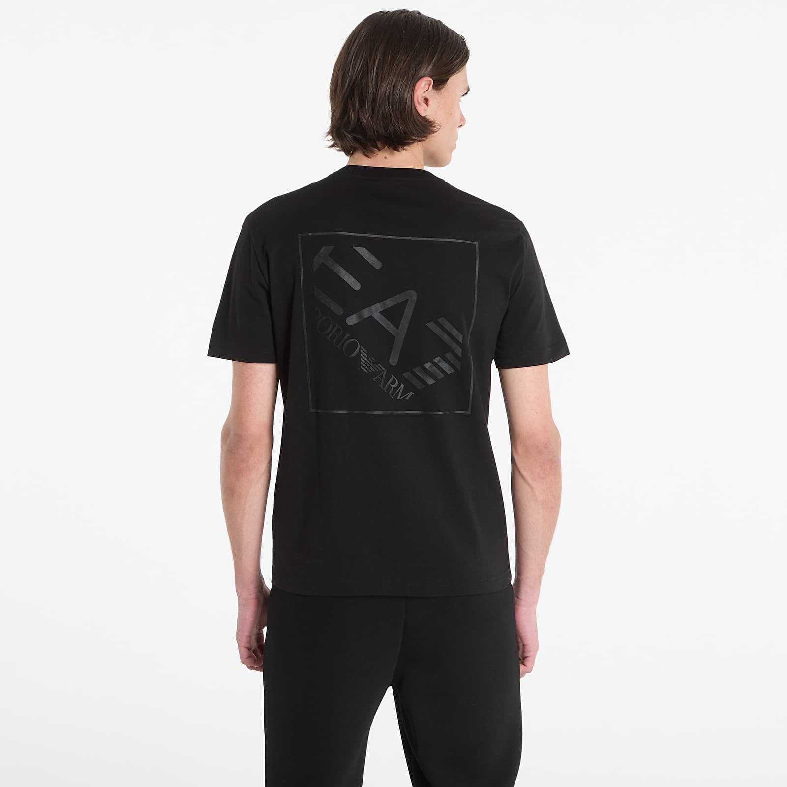 Koszulki EA7 Emporio Armani Train Logo T-Shirt Black Beauty